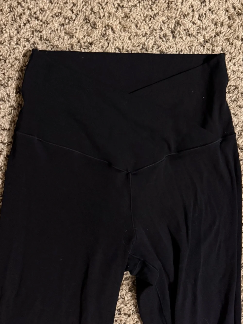 OFFLINE by Aerie ‘Real Me’ High Waist Crossover Black Flare Yoga Pants - Picture 3 of 4